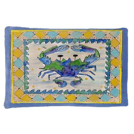 Carolines Treasures Carolines Treasures 8072PILLOWCASE 20.5 x 30 in. Crab Moisture Wicking Fabric Standard Pillow Case 8072PILLOWCASE